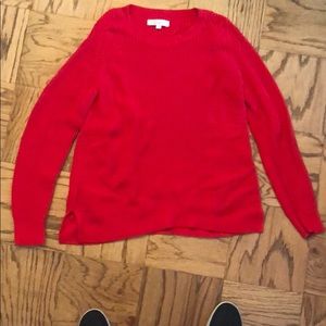 Red LOFT sweater -never been worn!